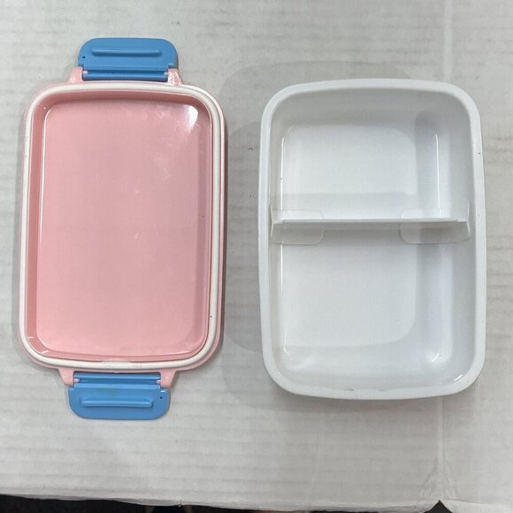 Vintage AFC Sanrio Hello Kitty Japan Skater Lunch Food Container Storage Box - Picture 11 of 13